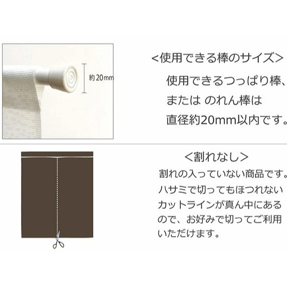 沐菲戀日小鋪 日本製現貨 月光櫻花  85x150cm 月光櫻 のれん長門簾  兩片式 門簾 掛簾 遮擋簾 風水簾-細節圖9