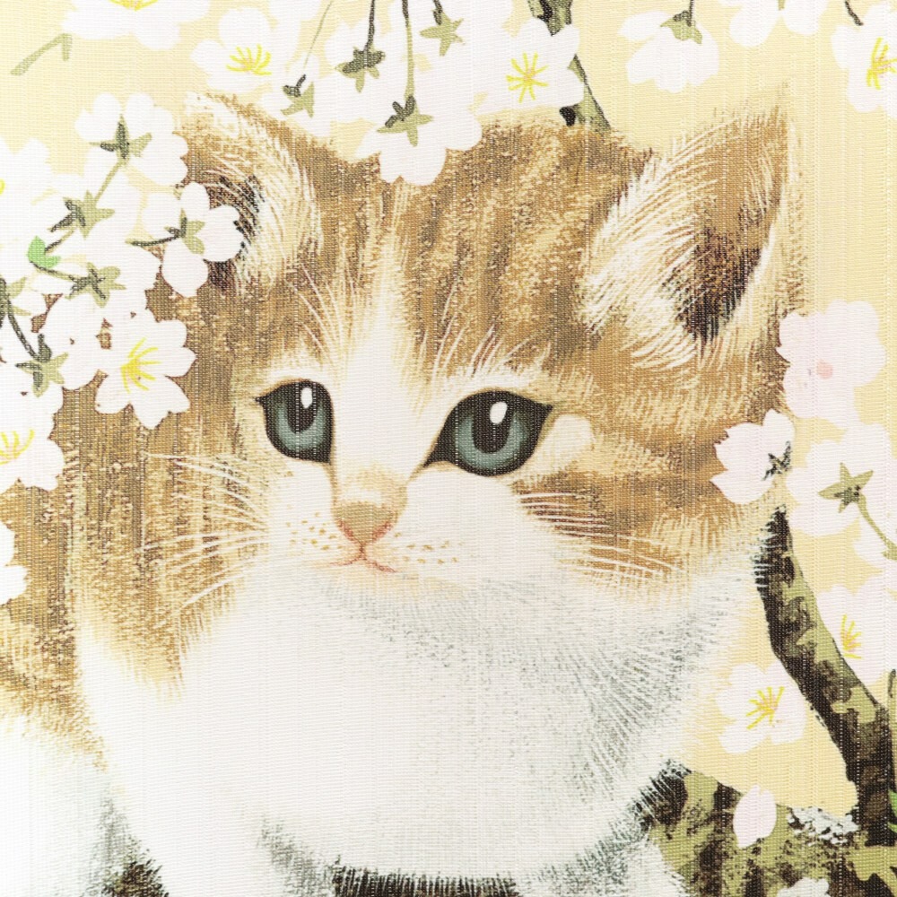 沐菲戀日小舖 日本製現貨 春日貓 門簾 85*170cm 貓奴 貓控-細節圖3