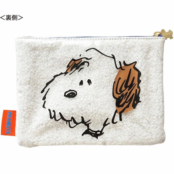 沐菲戀日小舖 日本新款 現貨史努比Snoopy Olaf 歐拉夫 安迪 Andy 雙面設計筆袋 小物收納包 化妝包-細節圖9
