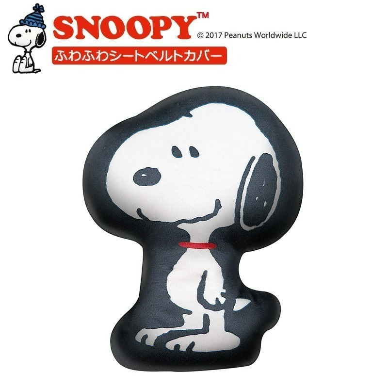 沐菲戀日小舖  日本現貨 PEANUTS正版 Snoopy史努比安全帶護套 安全帶防護套 汽車用品 舒適減壓 史努比-細節圖4