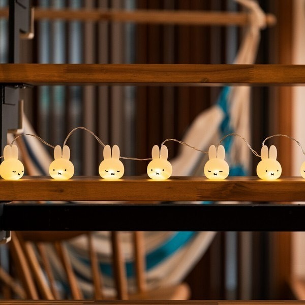 沐菲戀日小舖 日本進口現貨Miffy 米飛矽膠串燈球 米菲 米飛兔 米菲兔 聖誕 禮物 小夜燈-細節圖6
