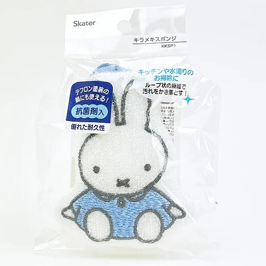 沐菲戀日小舖 日本現貨 Miffy 米飛閃亮廚房浴室海綿 菜瓜布 米菲 米飛兔 米菲兔-細節圖6