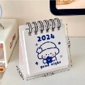 【iLIKE Shop🌴】 買一送一2024年迷你小台曆 創意小台曆 日曆 月曆 小月歷 迷你桌曆 可愛又實用-規格圖5