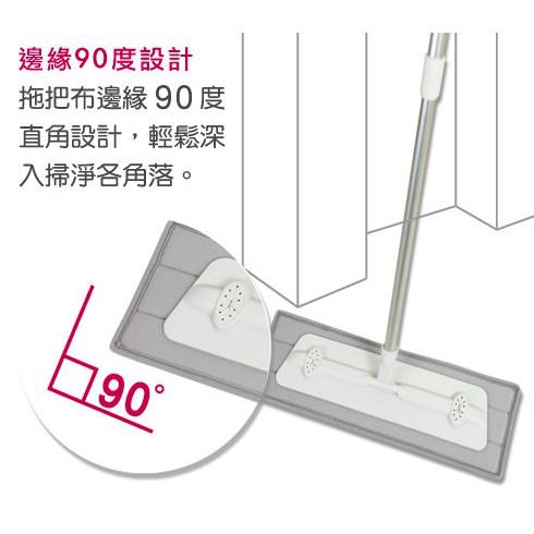 【現貨附發票】平板拖把替換布/2入 乾濕兩用 (大面積/小空間)-細節圖4