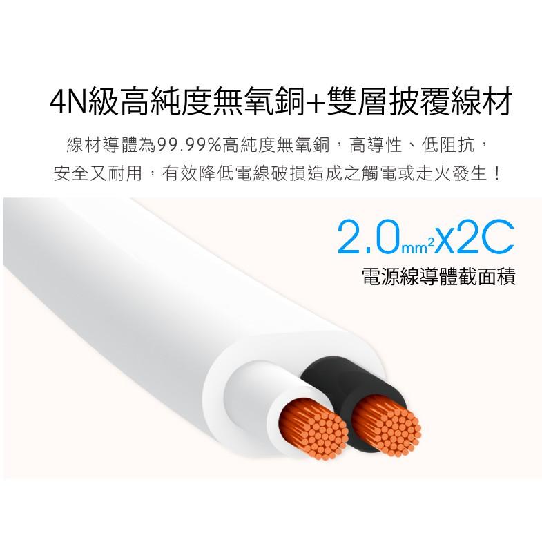 保護傘 PU-2136 1切3座2P延長線-細節圖3