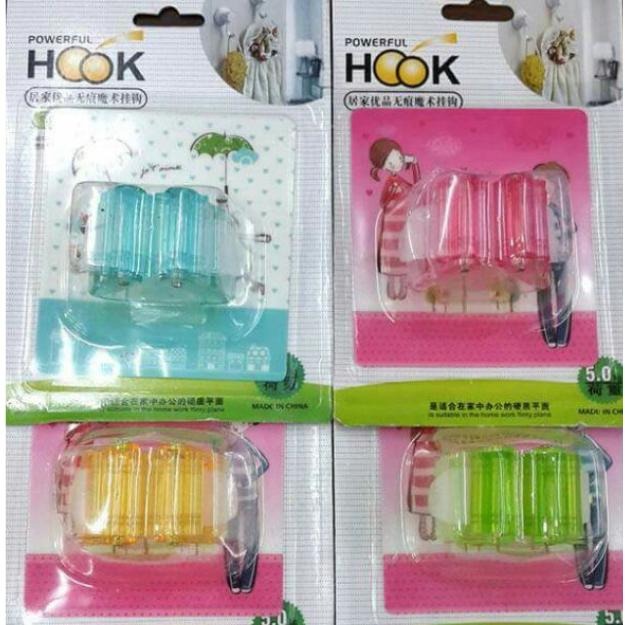 【款式隨機】HOOK 魔術無痕掛鉤 拖把架 把柄夾 萬用夾 無痕貼 無痕萬用貼 重複使用 環保衛生-細節圖2