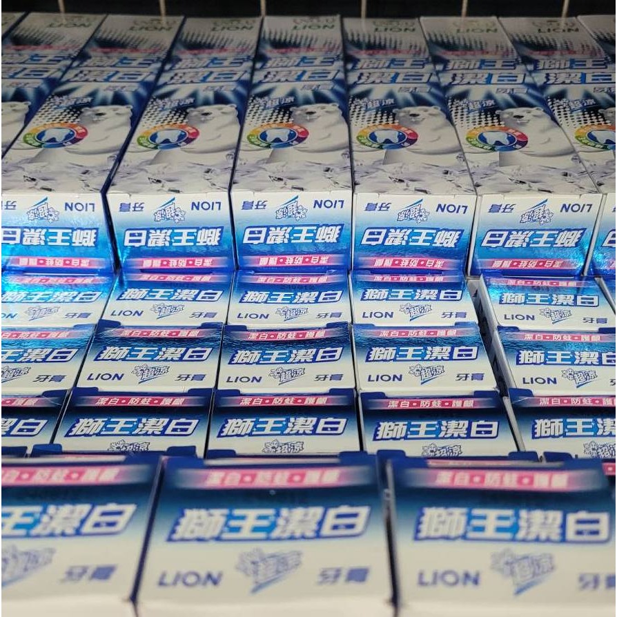 日本 LION 獅王 潔白超涼牙膏 200g-細節圖2