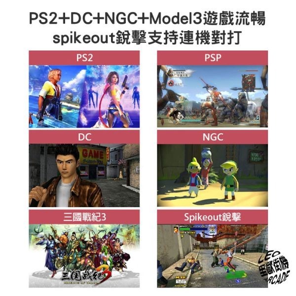 里歐街機 2024 魔視寶盒ULTRA 加入中文金手指 PS2、MODEL3順順跑 最佛心的價格玩到最好玩的遊戲-細節圖3