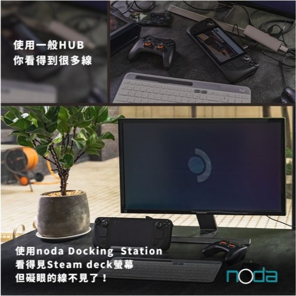 【V262】NODA Steam Deck Type-C 11合1主機擴展底座 基座 螢幕擴展底座 多功能支架座-細節圖5