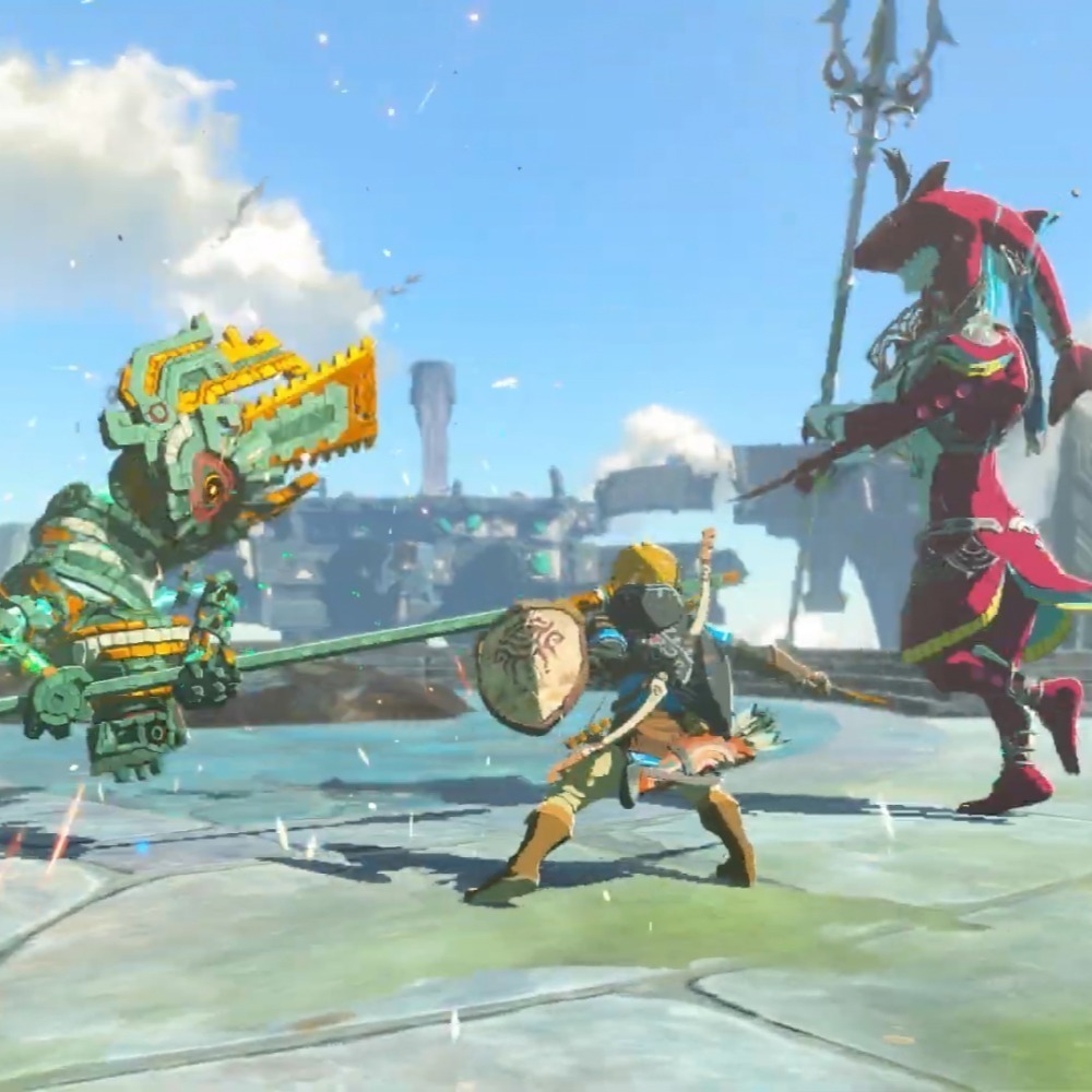 NS Switch 薩爾達傳說 王國之淚 全新 二手 中文版 曠野之息 RPG t-細節圖3