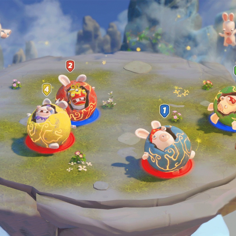 NS Switch 瘋狂兔子 傳奇派對 現貨 新品 二手 全新中文版 白爛兔-細節圖2