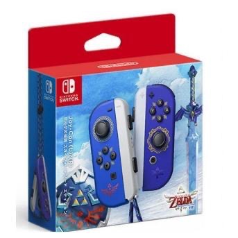 『嘿電玩』NS Switch Joy-Con 控制器 手把 全新 現貨 一年保固 薩爾達 禦天之劍 紅藍-細節圖7