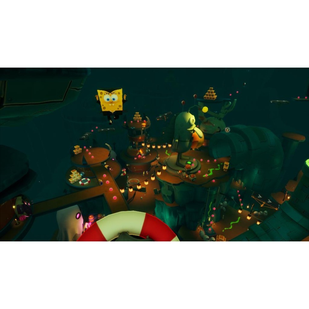 NS Switch 海綿寶寶 宇宙大震撼 現貨 全新 中文版 派大星 闖關-細節圖3