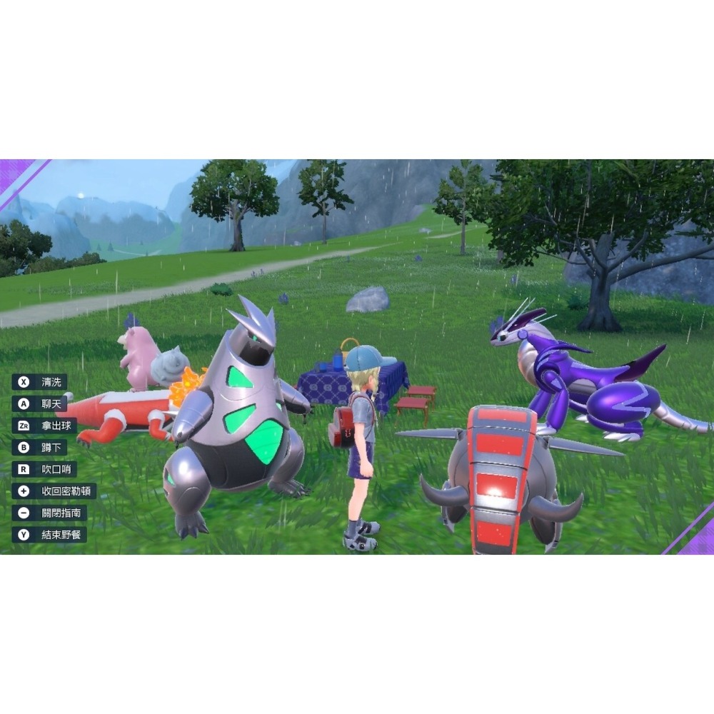 NS Switch 寶可夢 朱 紫 現貨 中文版 二手 神奇寶貝 小智-細節圖2