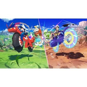 NS Switch 寶可夢 朱 紫 現貨 中文版 二手 神奇寶貝 小智-細節圖3