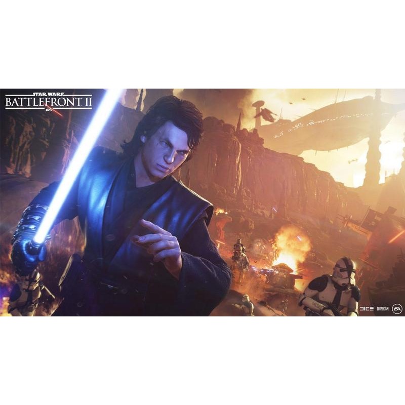 『請先私訊』PS4 星際大戰 戰場前線 二手 中文版 黑武士 尤達 光劍 未來-細節圖2