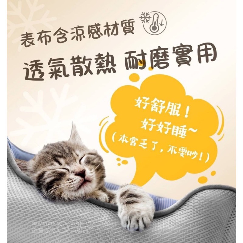 台灣現貨～冰涼透氣寵物窩～止滑寵物墊-細節圖4