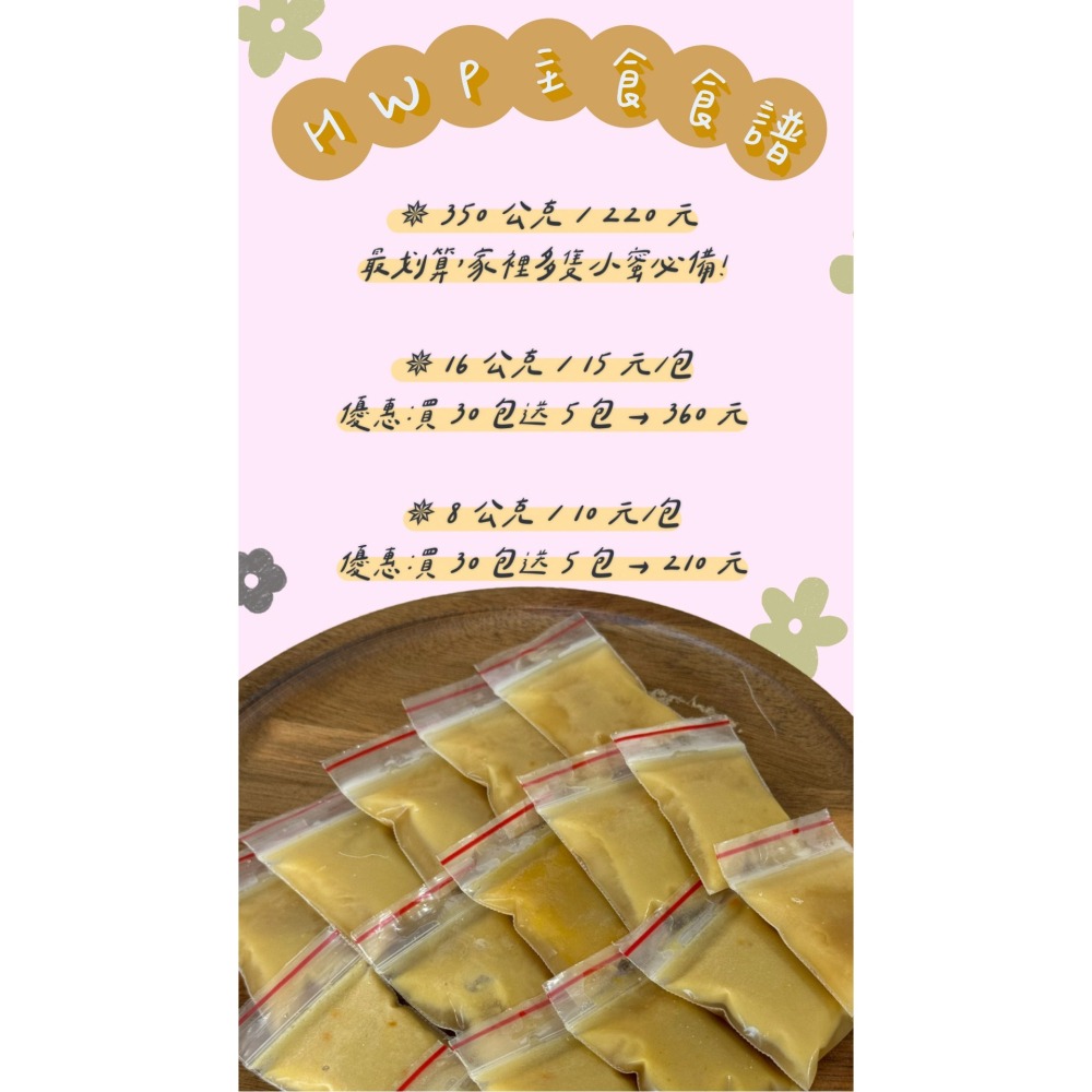 蜜袋鼯 HWP 主食食譜-細節圖2