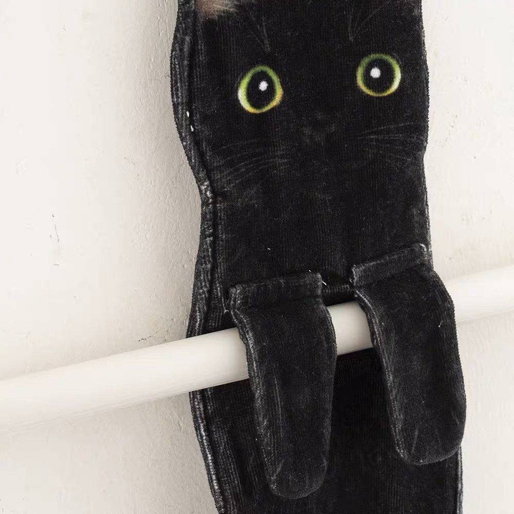 日本貓咪擦手浴巾超細纖維吸水浴巾-細節圖4
