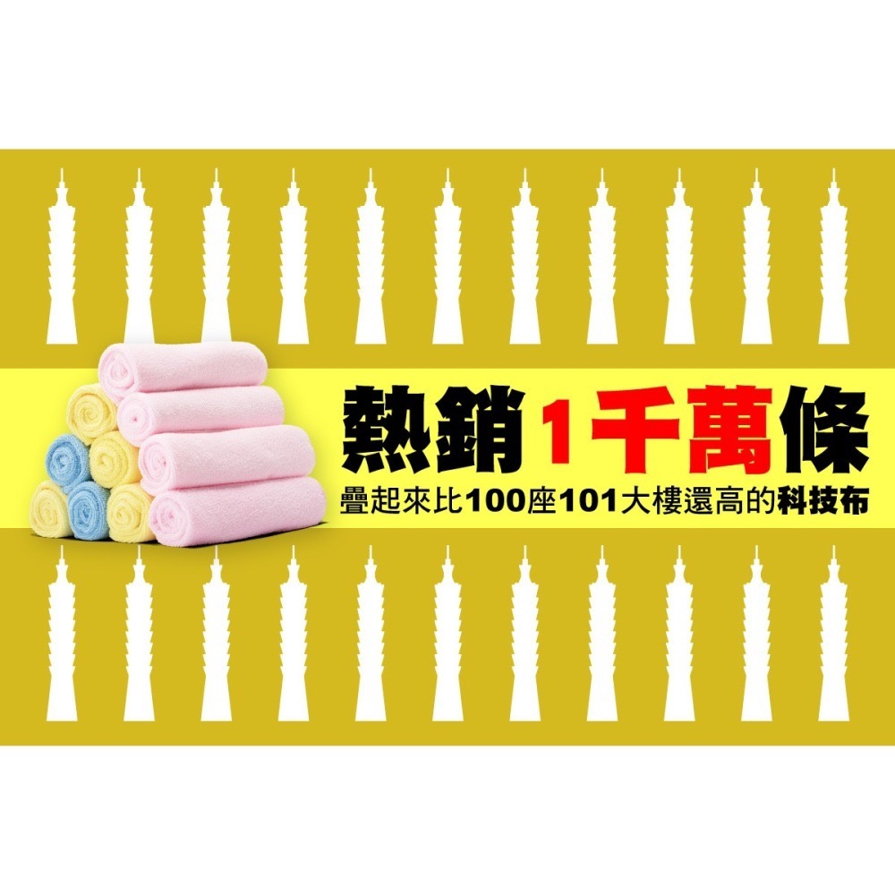 【美之纖】奇蹟布(40x40cm) 擦拭布 超細纖維 抹布 台灣製 附發票-細節圖2