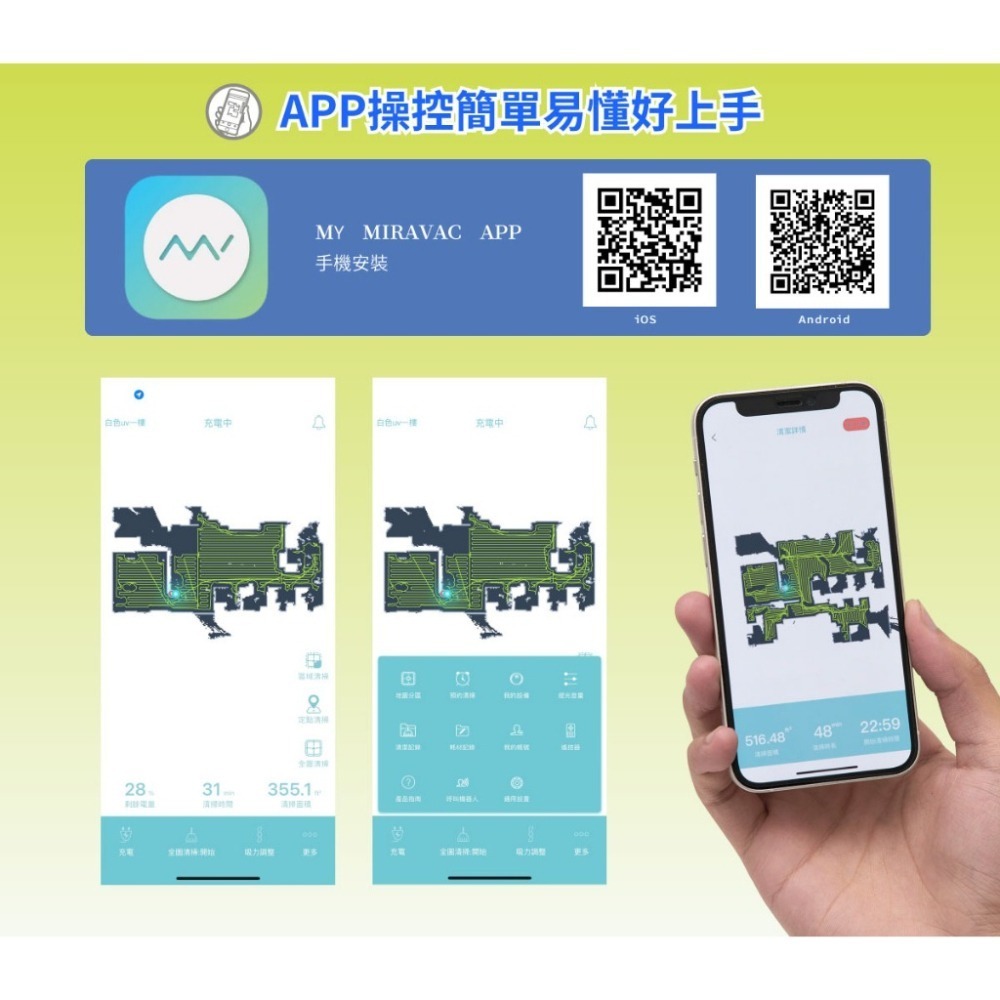 【松騰】MIRAVAC雷射地圖掃地機器人Scout(專配UVC殺菌燈盤) 公司貨 免運費 一年保固-細節圖2