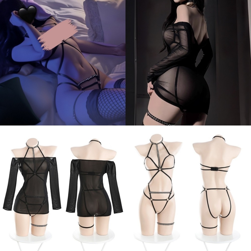 【性感販賣所】現貨🎀情趣內衣 情趣衣服 情趣衣 情趣內衣 小胸 性感內衣 情趣睡衣 情趣內衣 開檔 露乳 色情內衣-規格圖9