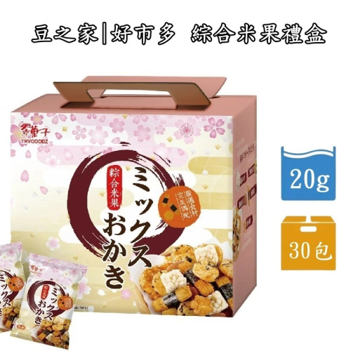 台灣豆之家 翠菓子|好市多 綜合米果禮盒(20gX30包)