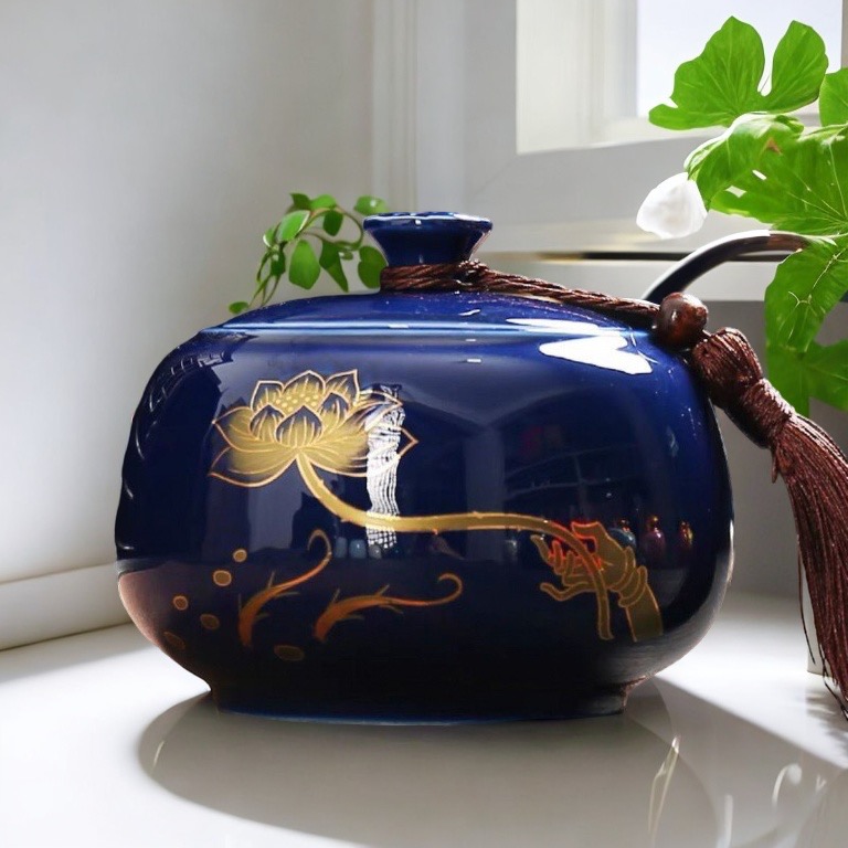 祥和蓮花罐-細節圖3
