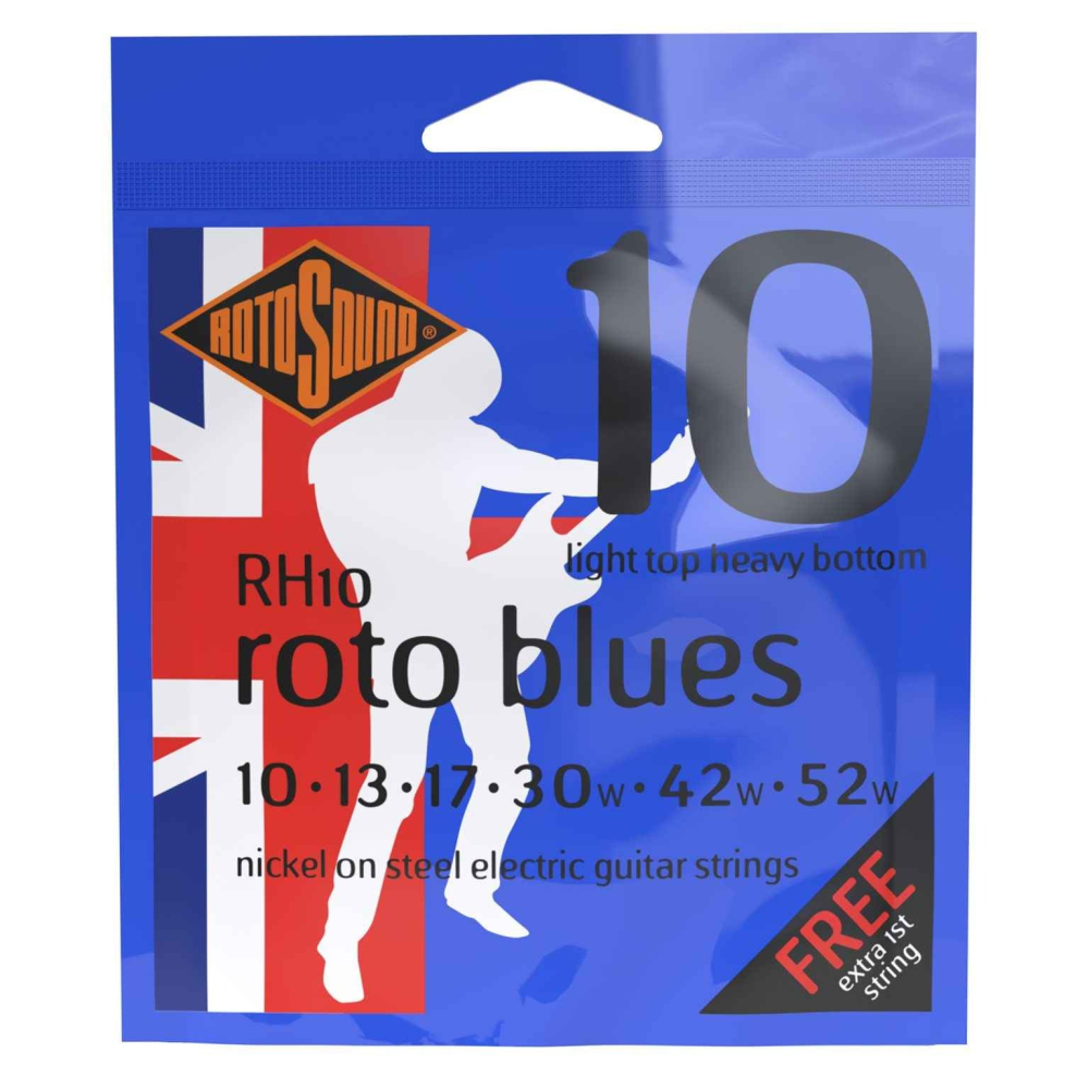 Rotosound RH10 英國製 鎳鋼 (10-52) 電吉他弦 田水音樂-細節圖2