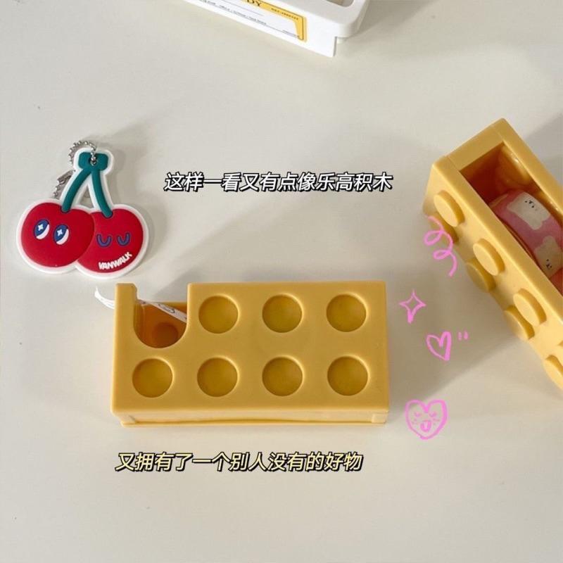 預購補貨中🚚 INS風奶酪芝士膠帶切割器&膠台座-細節圖4