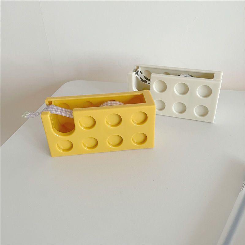 預購補貨中🚚 INS風奶酪芝士膠帶切割器&膠台座-細節圖6