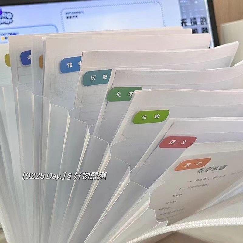 預購§嚴選好物♡ins風三麗鷗A4紙可放手提式風琴收納文件包-細節圖2