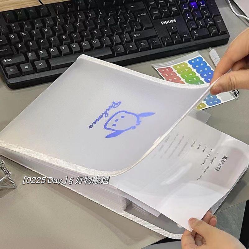 預購§嚴選好物♡ins風三麗鷗A4紙可放手提式風琴收納文件包-細節圖4