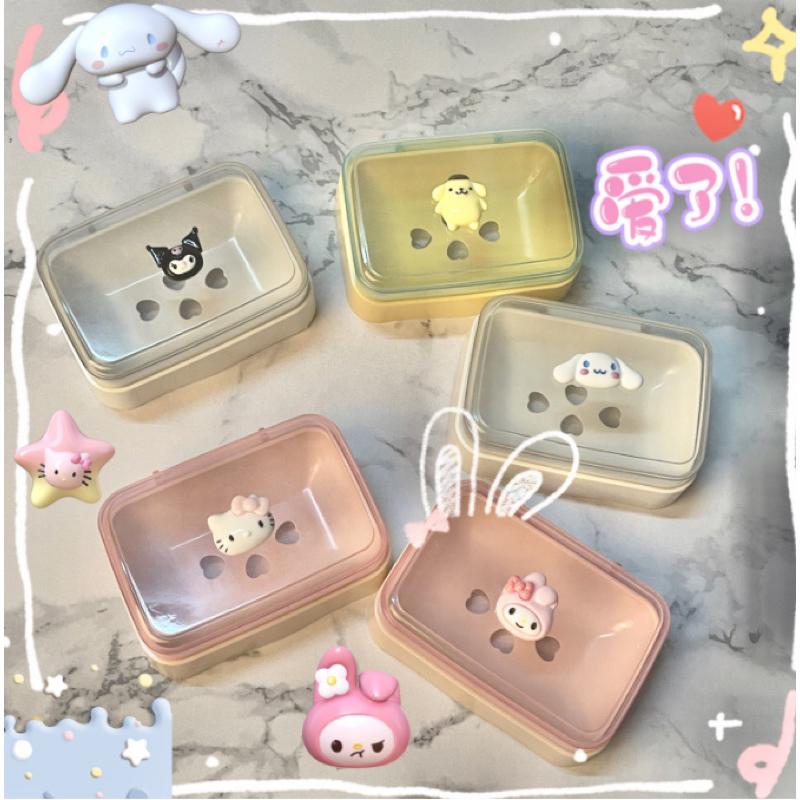 預購§嚴選好物♡ins風創意卡通瀝水肥皂盒 浴室衛生間-細節圖3