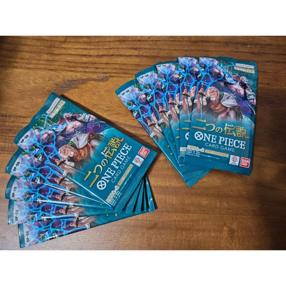 《航海王OPTC卡牌》兩位傳奇 OP-08 日版(1包/多包優惠)，全新未拆-細節圖2