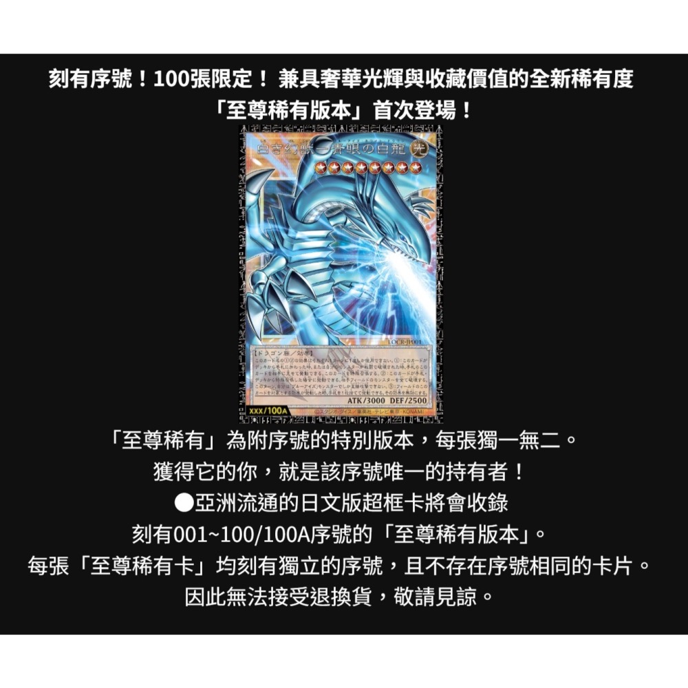 《遊戲王》LOC超框-白龍盒 [界限超越典藏包 －勁敵篇] 韓紙(1盒/1BOX)全新未拆，有封膜-細節圖5