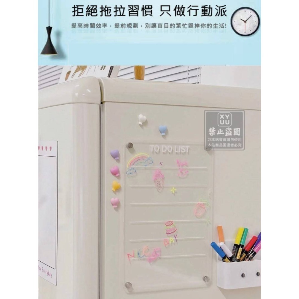 ❤️‍🩹壓克力磁鐵冰箱留言板-細節圖3