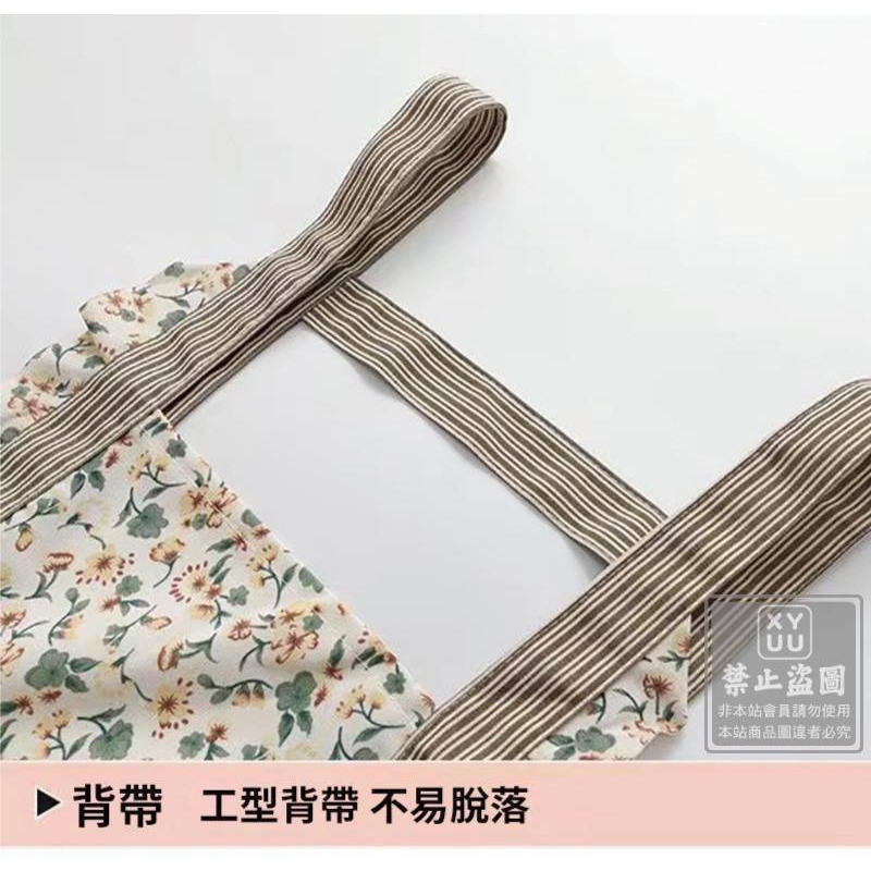 ❤️‍🩹小碎花公主H型背帶圍裙-細節圖2