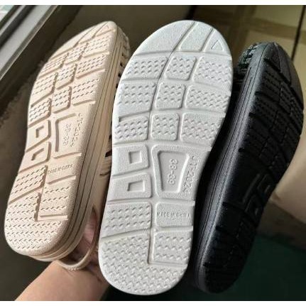 黑色-美型百搭潮流編織感涼鞋-細節圖3