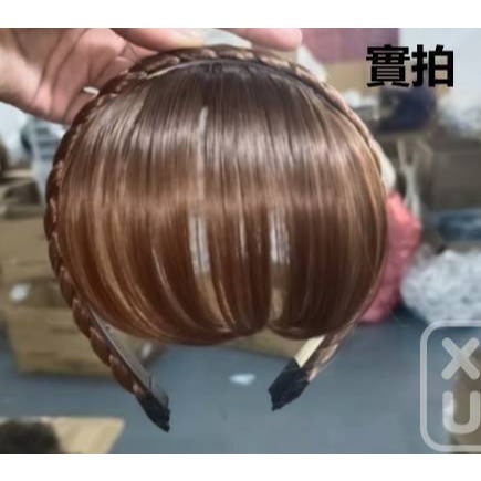 假髮辯子瀏海髮箍-細節圖3