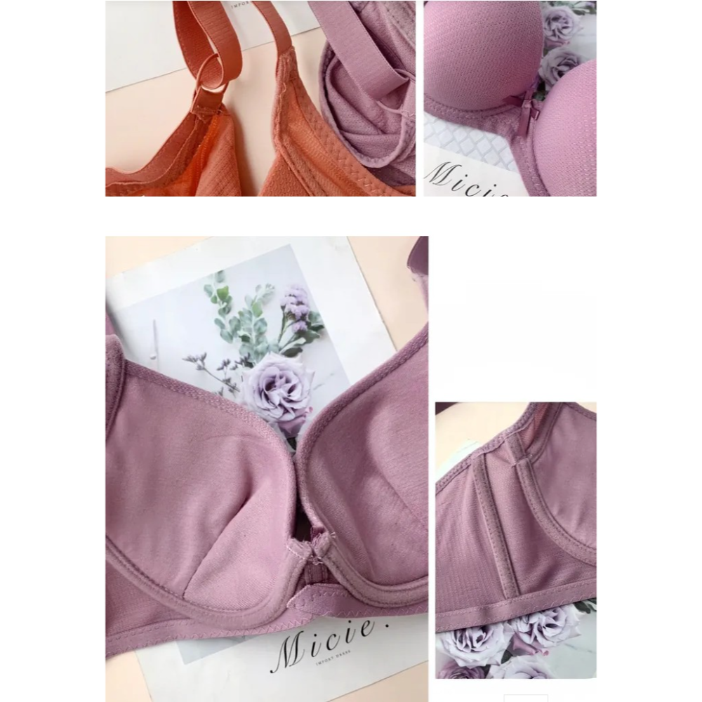 👉沉穩素雅低機心透氣無痕軟鋼圈內衣褲8880-1-細節圖2