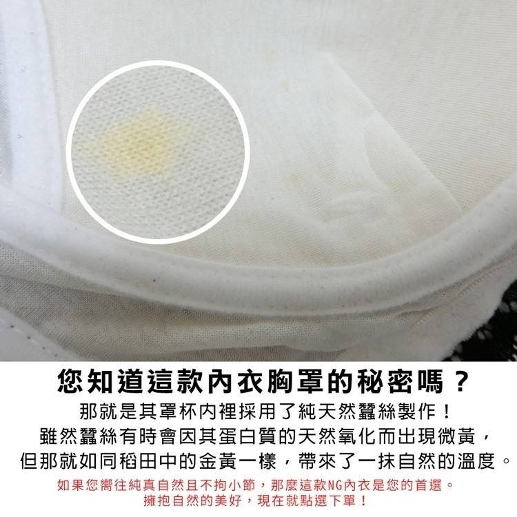 💥出清💥頂級100%蠶絲無鋼圈內衣~L號膚色一件-細節圖5