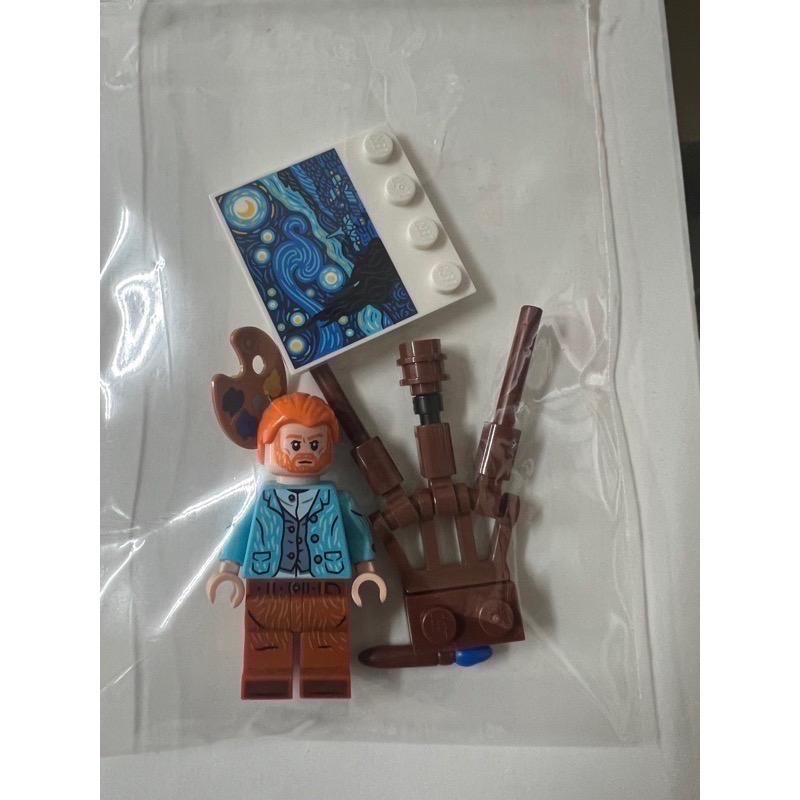 《蘇大樂高》LEGO 21333 梵谷人偶(全新)單售 人偶-細節圖2