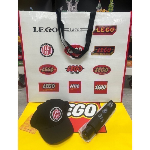 ￼《蘇大樂高》LEGO 樂高 鴨舌帽 折疊傘 購物袋（全新）帽子 雨傘