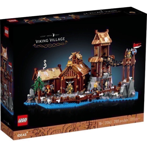 ￼《蘇大樂高》LEGO 21343 維京村莊 海盜村（全新）Viking Village