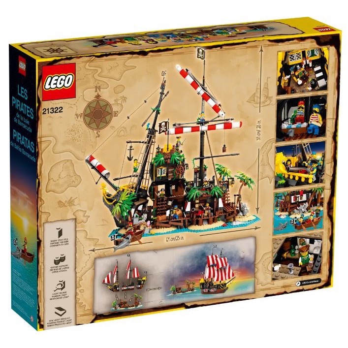 《蘇大樂高賣場》LEGO 21322 梭魚灣 海盜船(全新)絕版-細節圖2