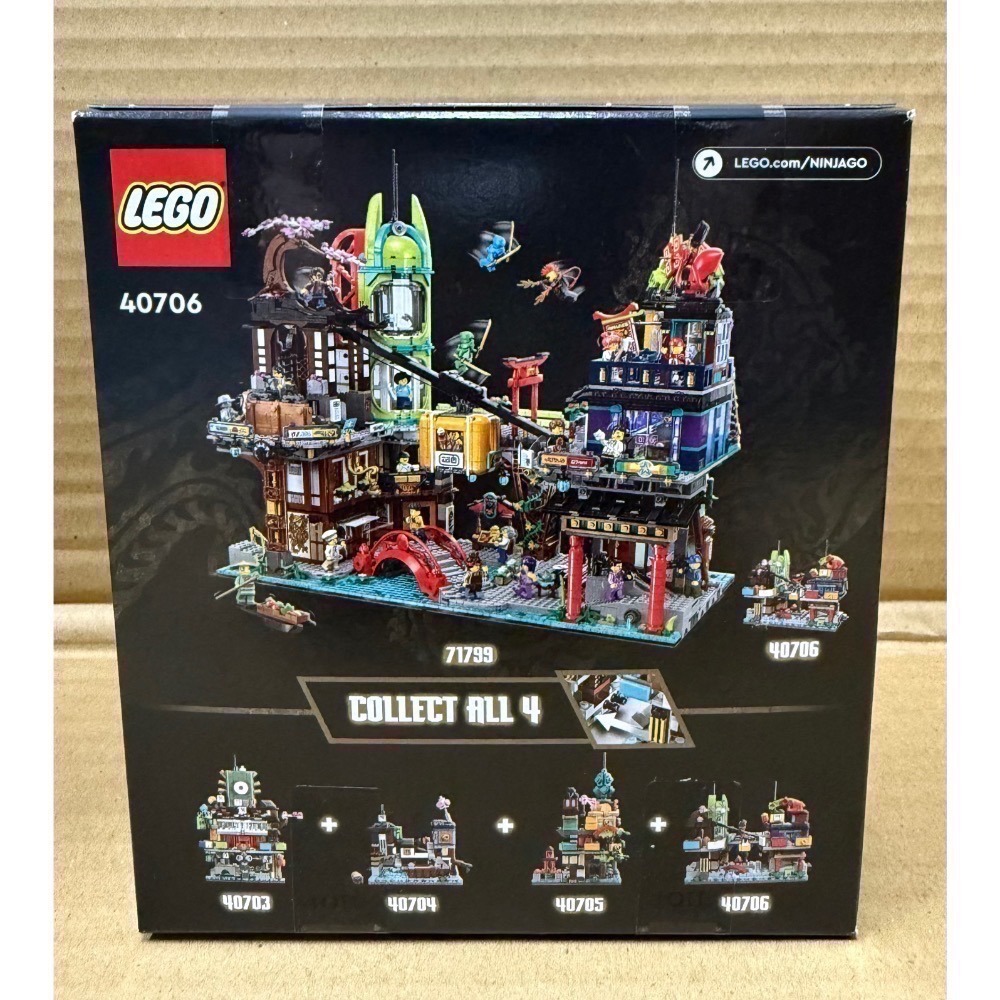 《蘇大樂高》LEGO 40706 40705 40703 40704 迷你 忍者花園 忍者城 忍者港 忍者市場（全新）-細節圖3