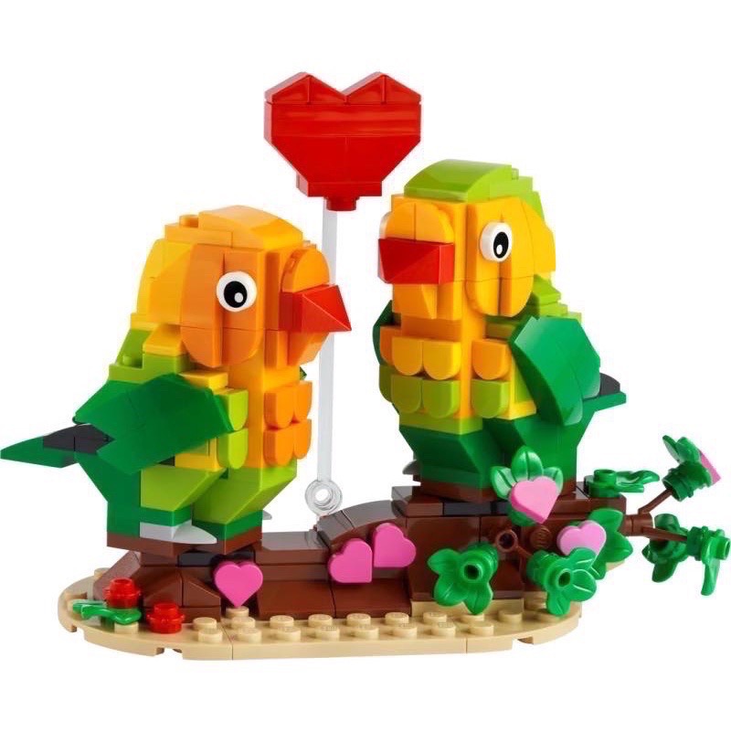 ￼《蘇大樂高》LEGO 40679 40522 40638 愛的禮物盒 愛情鳥 愛心花圈（全新）情人節-細節圖5