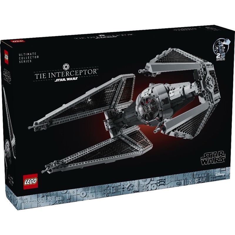 ￼《蘇大樂高》LEGO 75382 鈦攔截機 TIE Interceptor(全新) 星際大戰 UCS