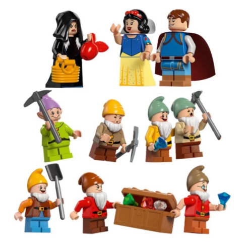 ￼《蘇大樂高》LEGO 43242 全人偶 白雪公主 七個小矮人（全新）